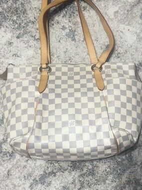 Authentic Louis Vuitton Totally PM - Damier Azur Canvas